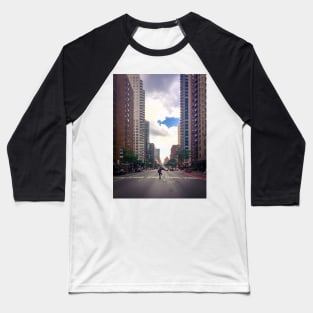 Murray Hill Street Pedestrian Traffic Buildings Manhattan New York City Baseball T-Shirt